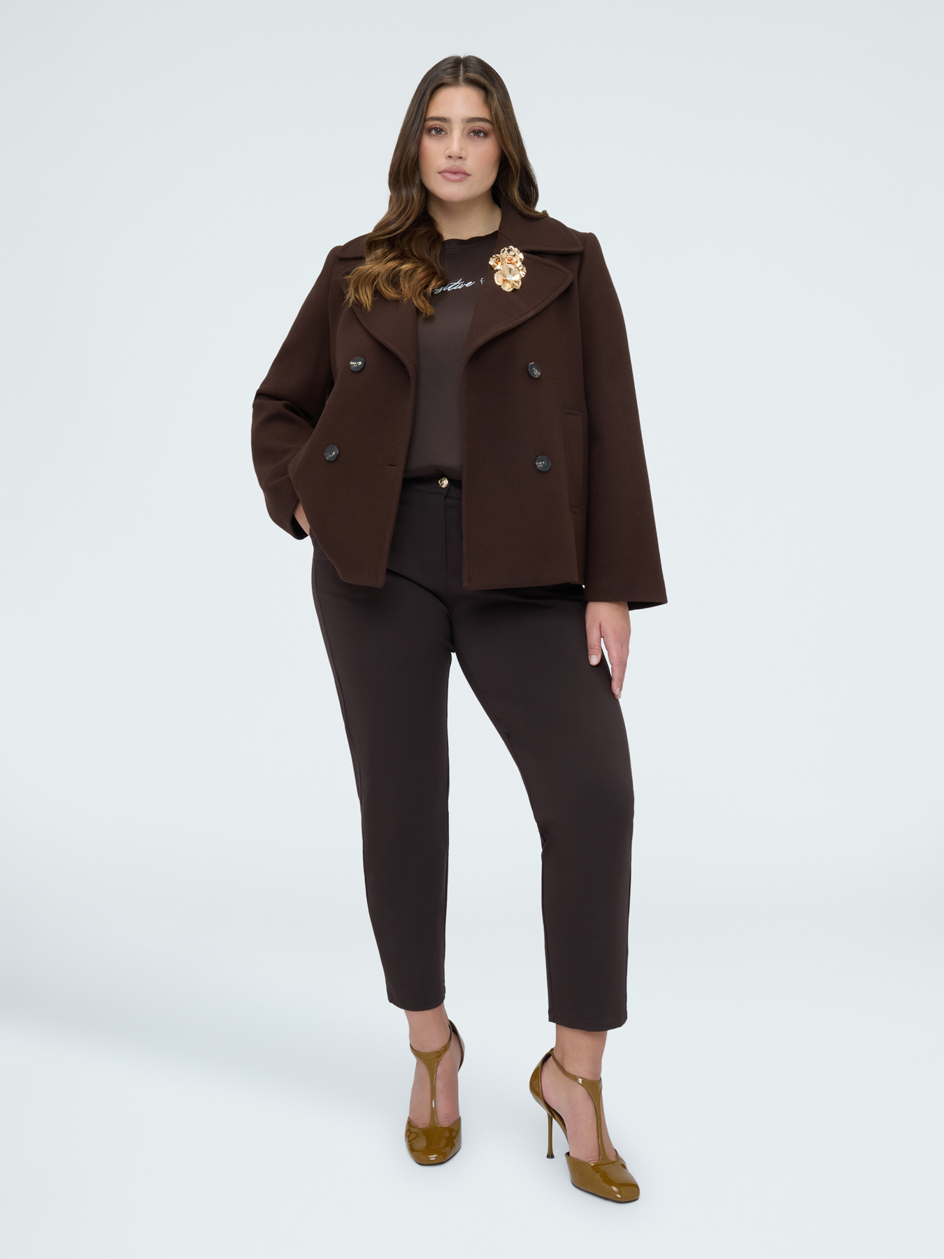 Pantaloni Carrot Fit in Punto Milano image number 3