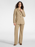 Stretch jacquard trousers image number 0