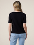 Short-sleeved shirt with contrasting trim image number 1
