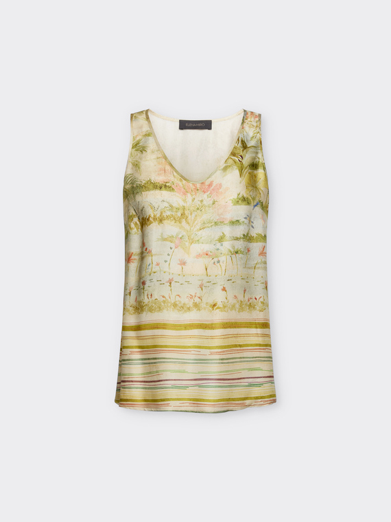 Top estampado