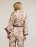 Camicia kimono in raso con stampa image number 1
