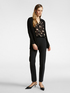 Milano knit fabric slim-fit trousers image number 0