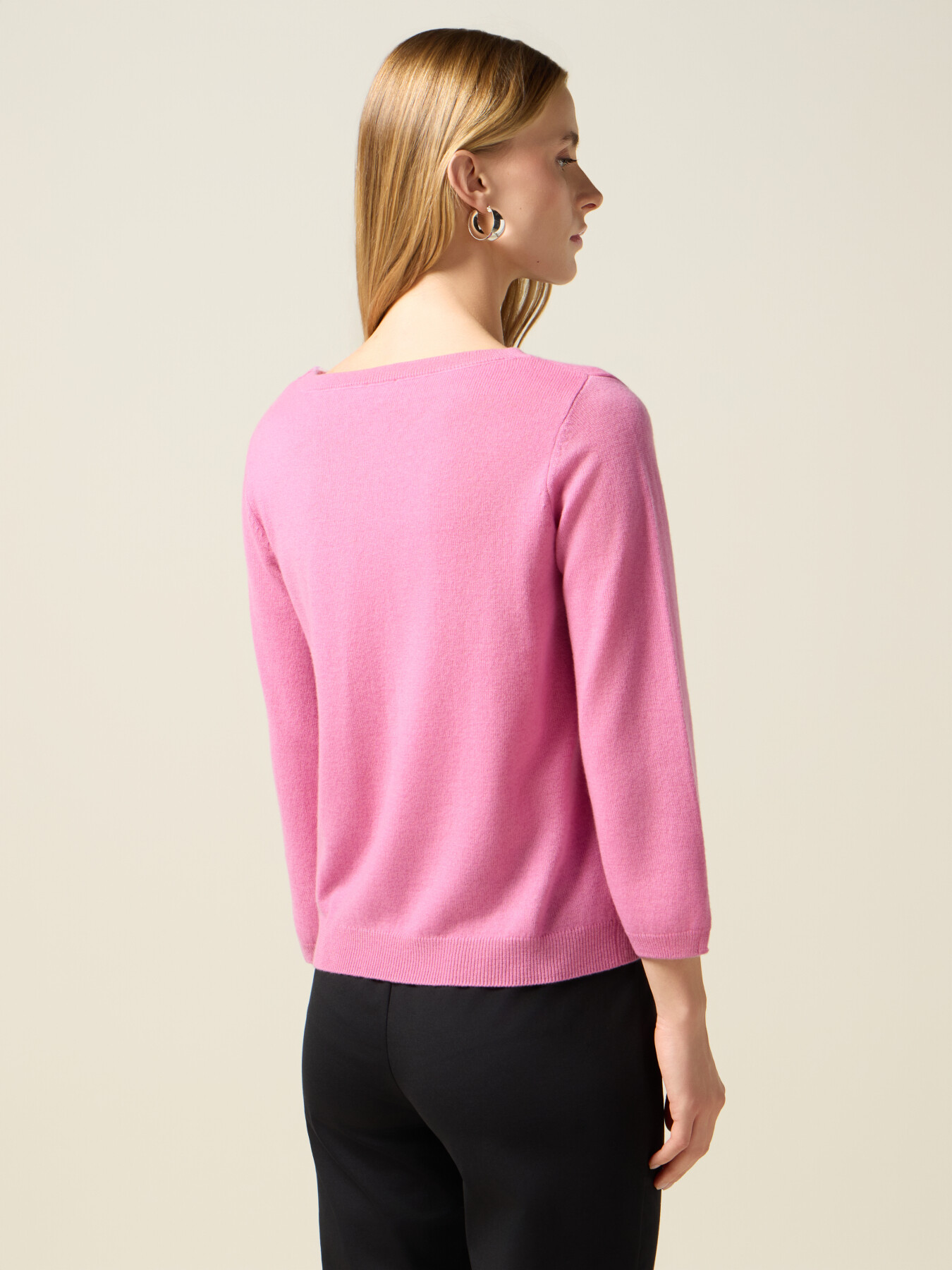 Maglia in lana e cashmere con bottoni image number 1