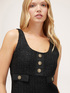 Minikleid aus Tweed Lurex image number 2