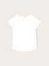 Tricou bimaterial din amestec de bumbac image number 3