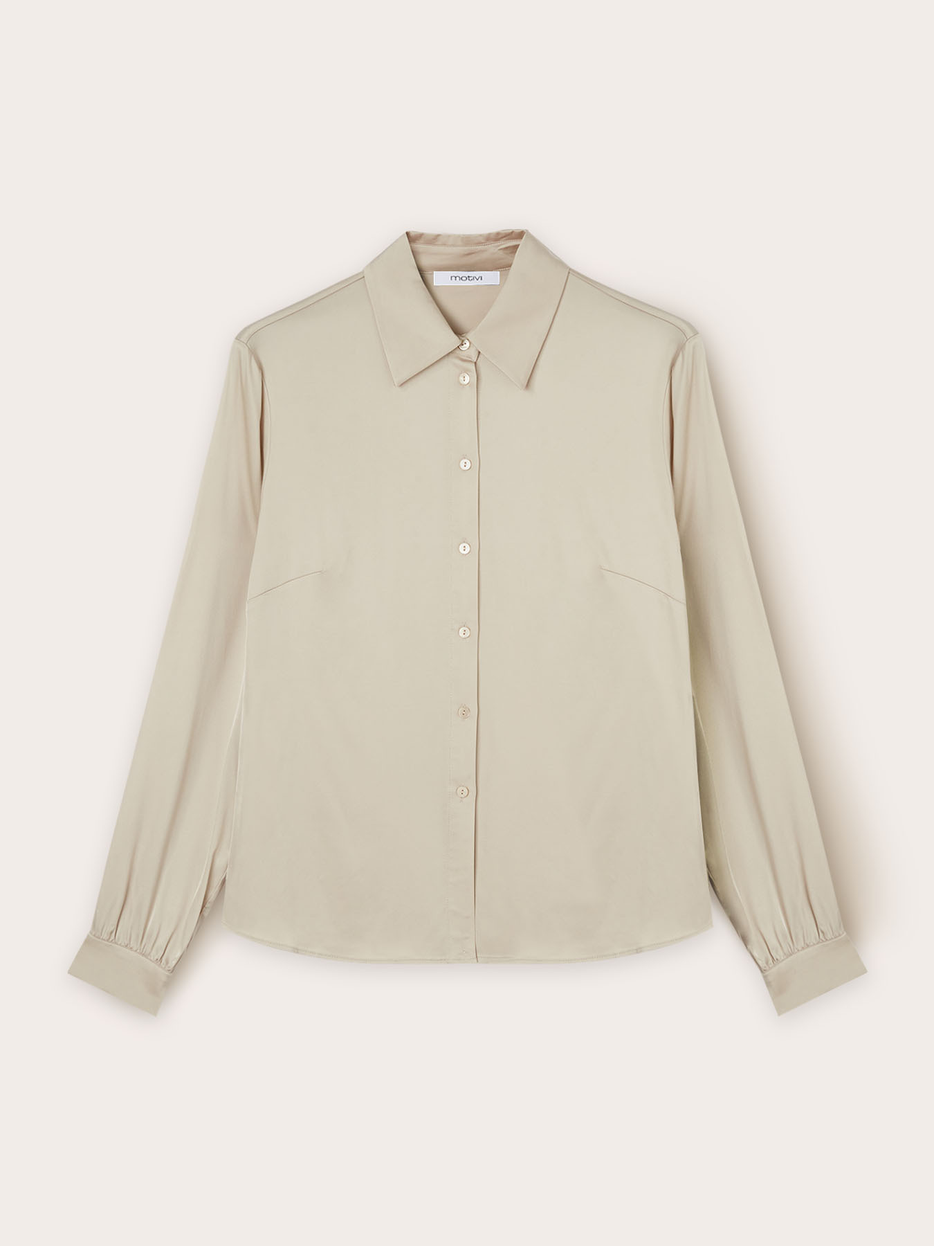 Satin shirt image number 0