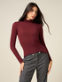 Modal blend turtleneck t-shirt image number 0