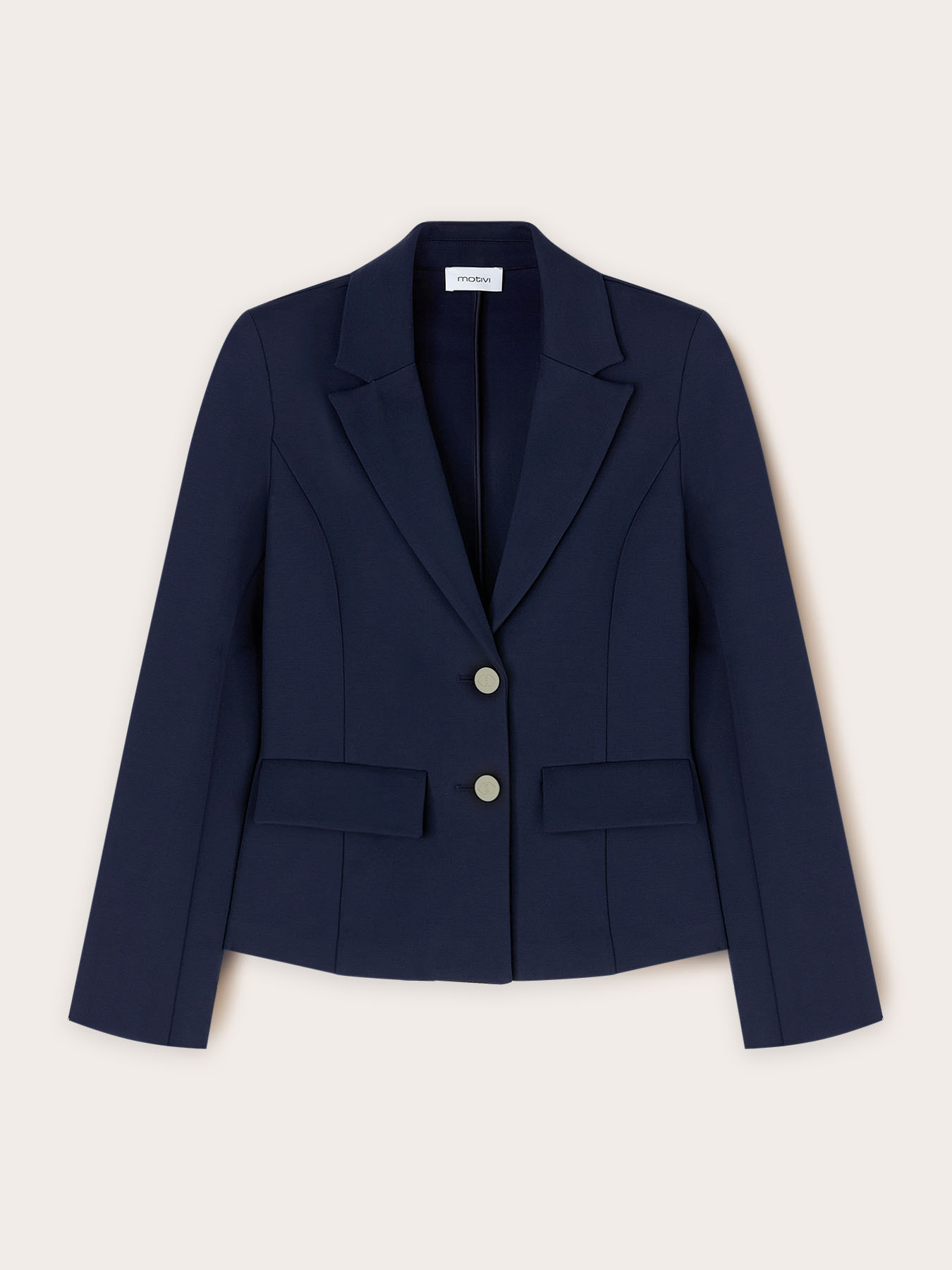 Unlined blazer in milano stitch image number 4