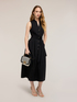 Rochie chemisier lungă din poplin image number 2