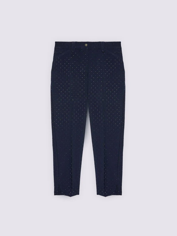 Carrot Fit Hose mit Glanzpunkten