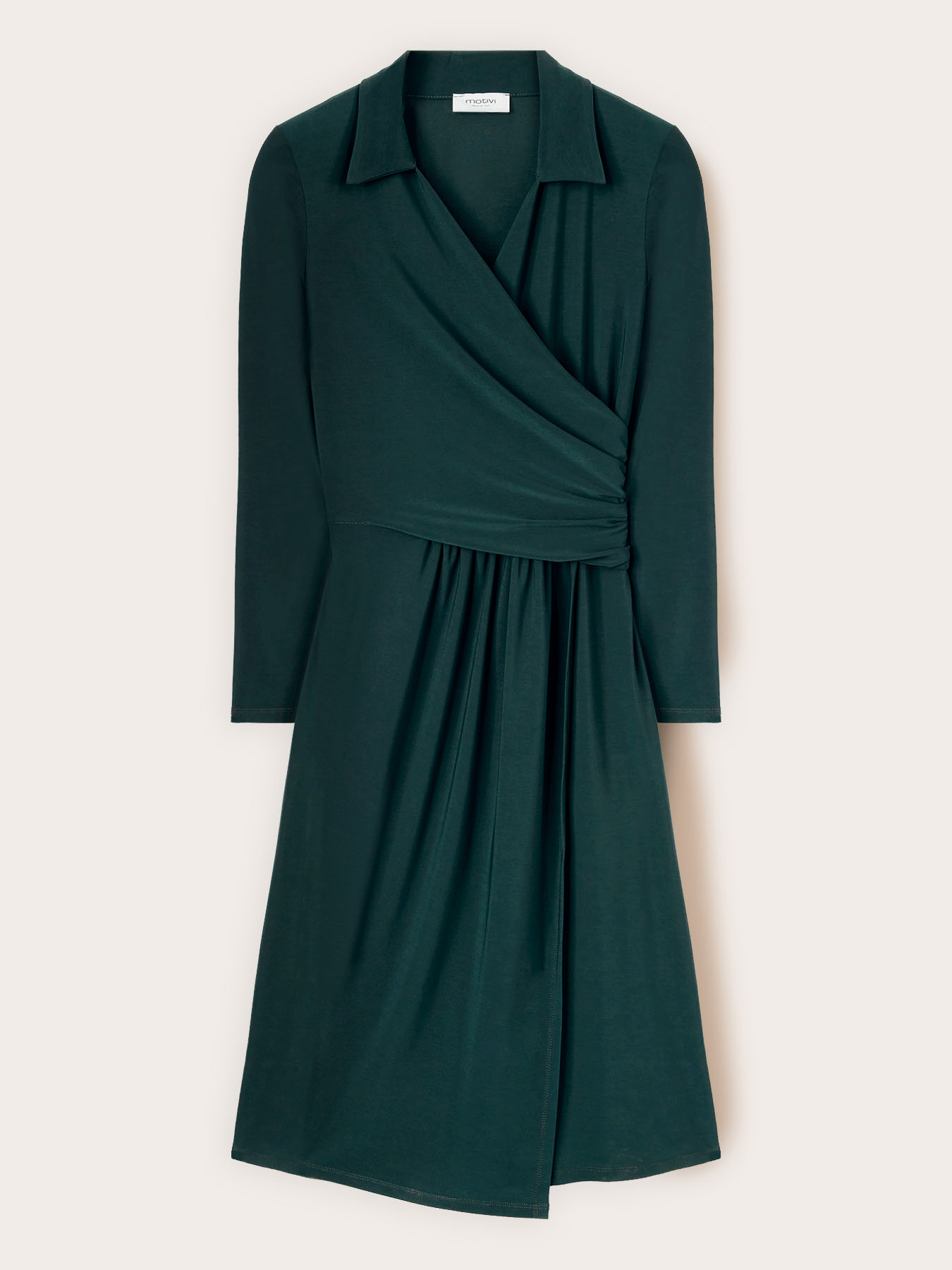 Robe drapée en jersey image number 4