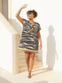 Kleid mit Zebramuster image number 0