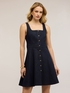 Rochie tip cămașă din denim image number 0