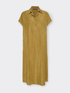 Long dress in lyocell and linen image number 4