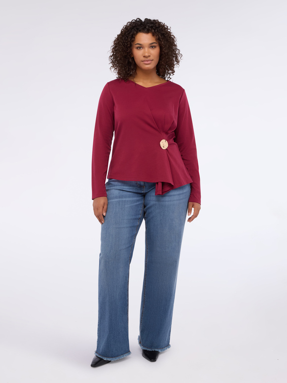 T-shirt en jersey avec design portefeuille