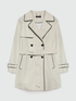Trenchcoat mit Bordüren in Kontrastfarbe image number 5