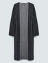 Pleated lurex cover-up cardigan image number 4