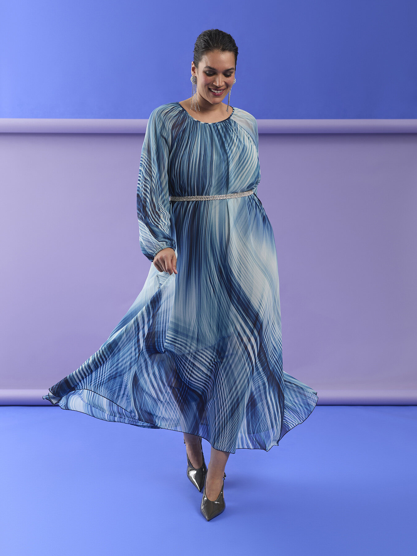 Robe longue imprim&eacute;e image number 0