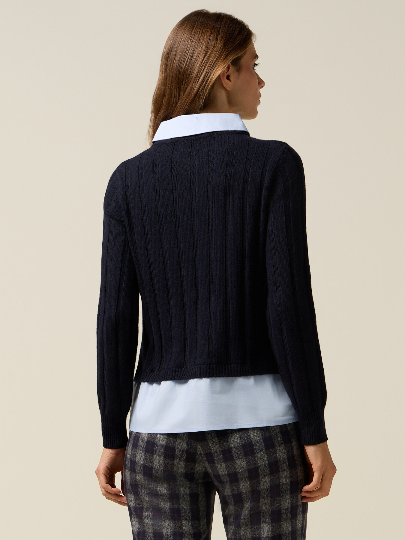 Maglia effetto sovrapposizione image number 1