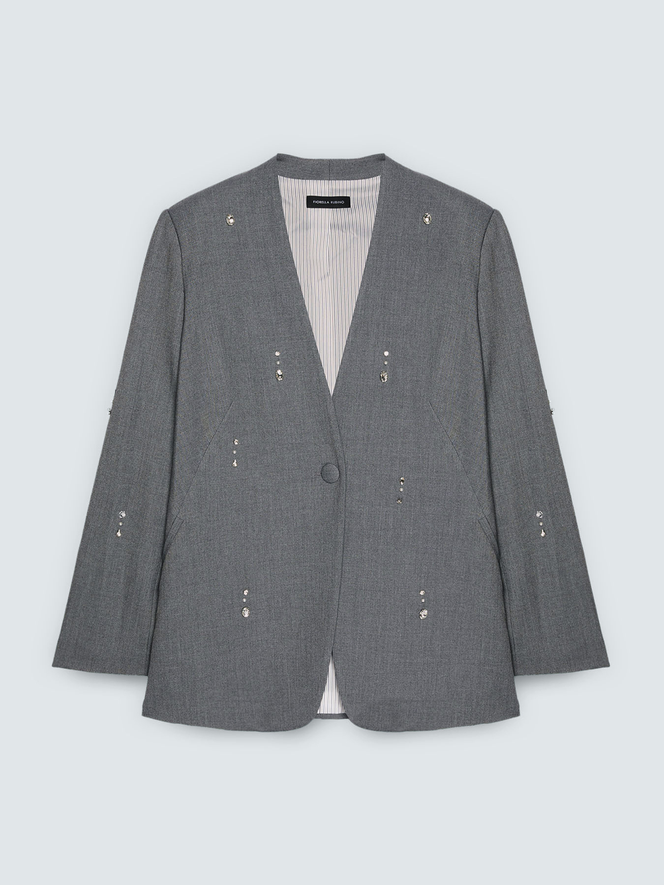 Blazer con dettagli brillanti image number 6