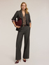 Strukturierter Blazer aus Köperbindungsgewebe mit Lurex-Mischung image number 2