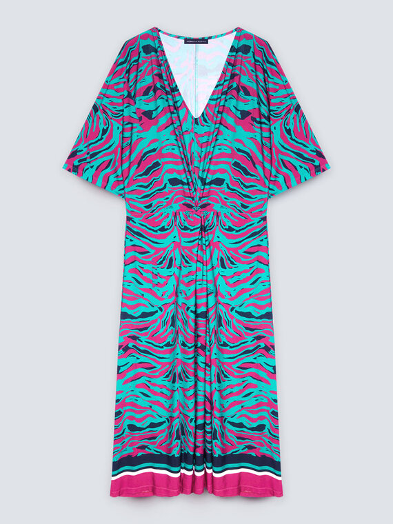 Bedrucktes Kleid aus Jersey
