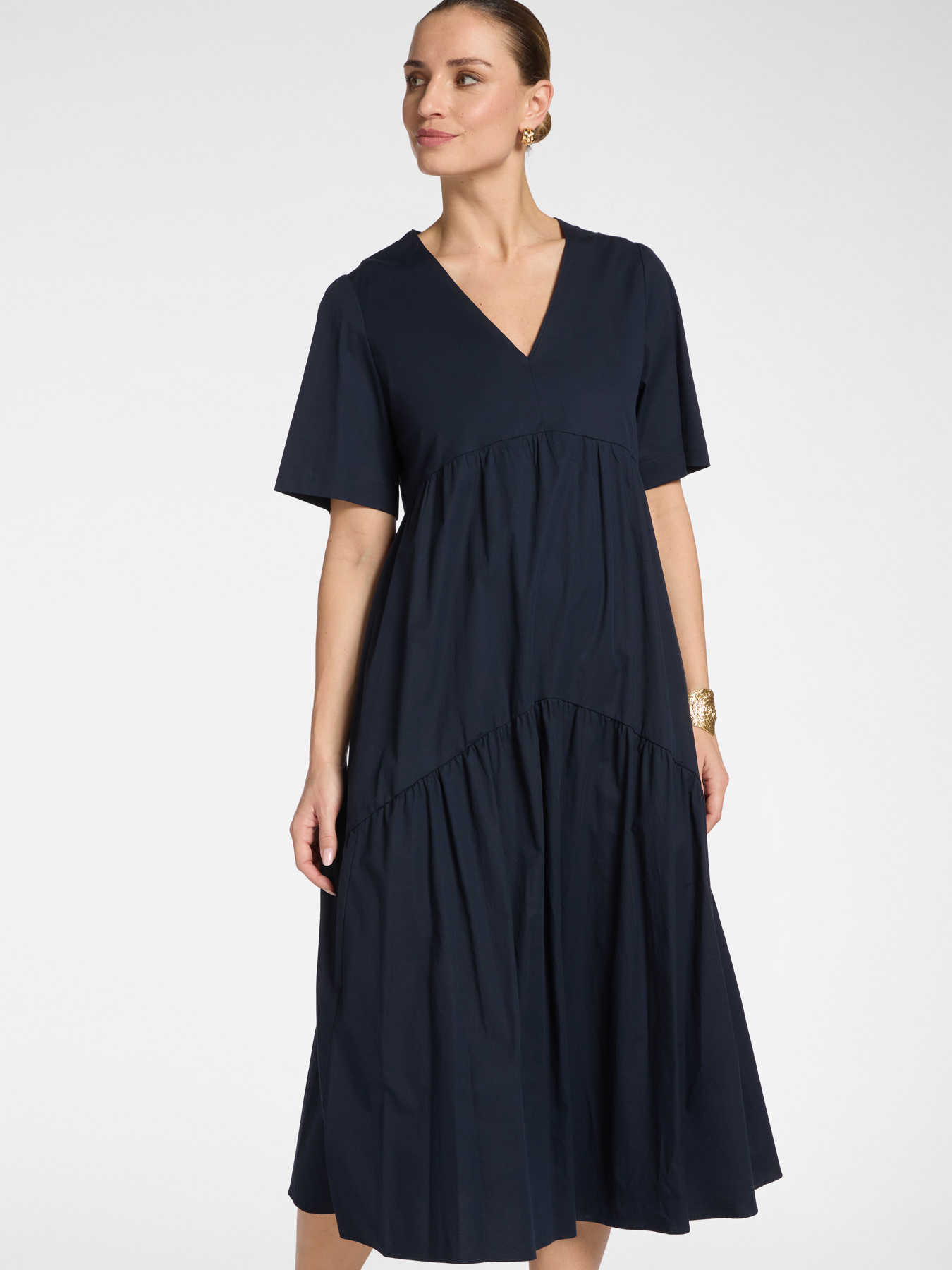 Midi dress with ruffles image number 2