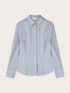 Camicia in popeline a righe image number 3