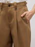 Cotton blend drill palazzo pants image number 2