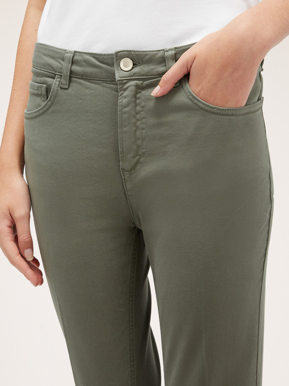 Fünf-Taschen-Hose aus Drillich