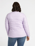 Daunenjacke mit Vorderteil aus Bouclè und Lurex-Details image number 1