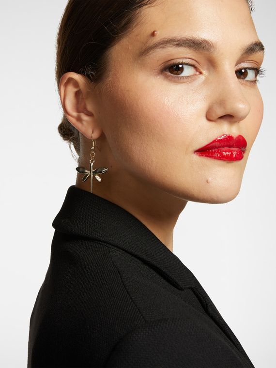 Boucles d'oreilles libellule