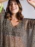 Kaftan mit gepunktetem Muster image number 4