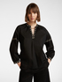 Blouse with ethnic embroidery image number 0