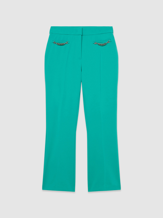 Pantalon à pattes d’éléphant en tissu technique