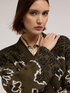 Jacquard knit cardigan over image number 3
