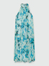Long printed dress image number 5