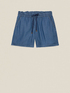 Short in tencel con coulisse image number 4