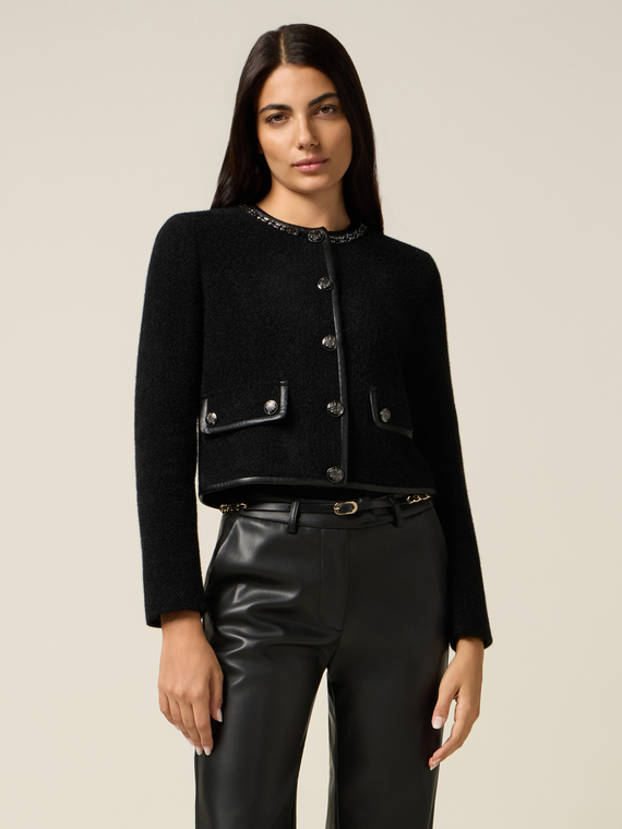 Giacca corta con pietre