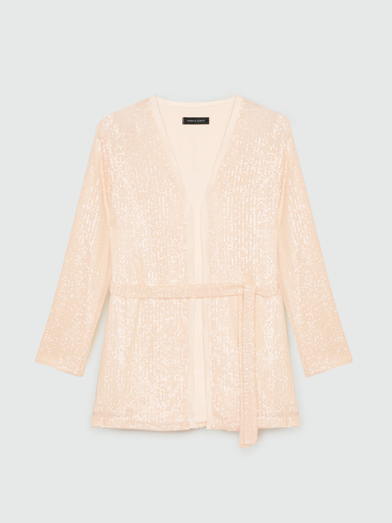 Bolero aus Paillettenstoff