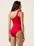 One-shoulder swimsuit with ruffle image number 1