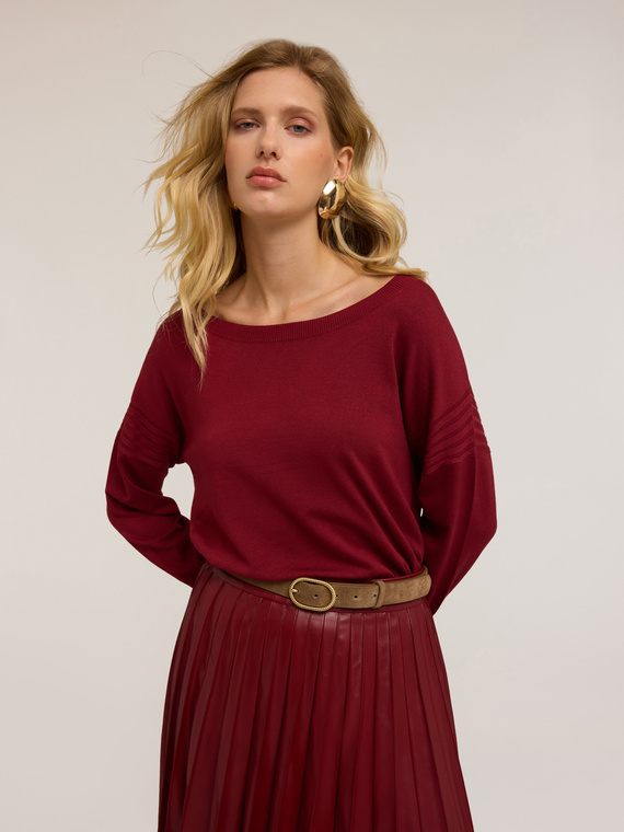 Viscose oversized jumper
