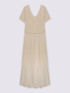 Robe longue en jersey lurex avec décolleté en V image number 4