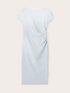 Sheath dress in cr&ecirc;pe with draping image number 4