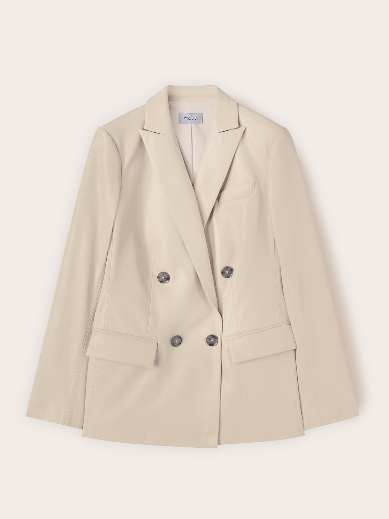 Double-breasted blazer jacket with lapels image number 4