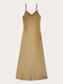 Long lingerie dress in satin image number 4