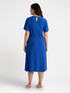 Jerseykleid mit Seitenschlaufen image number 1