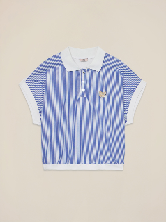 Poloshirt mit Anstecknadel