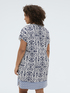 Vestido corto en viscosa con estampado image number 1