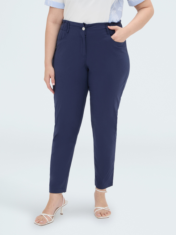 Pantalon Balloon en coton l&eacute;ger